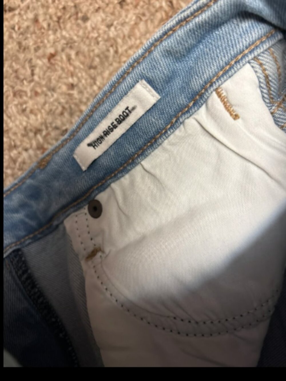WRANGLER RETRO BAILEY HIGH RISE BOOT AUBRIELLE DETAIL LIGHT WASH NWT 3/4 - Picture 10 of 12